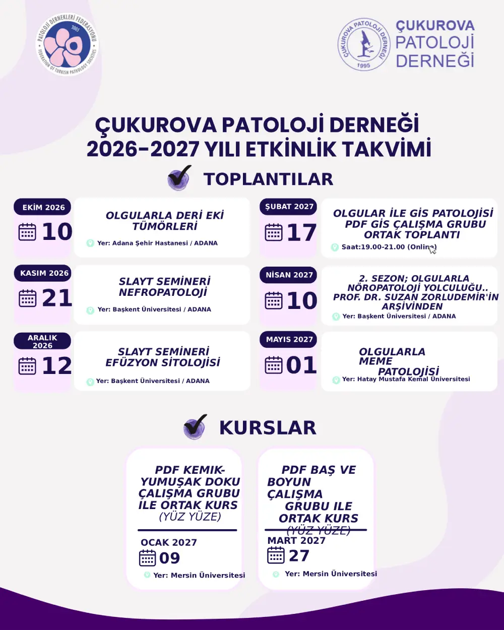 2026–2027 Yılı Bilimsel Etkinlik Programı